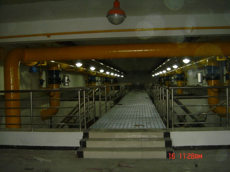 石河子水廠濾池管廊.JPG